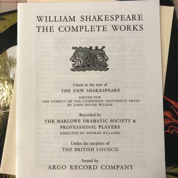 4LP/Zestaw pudełkowy The Marlowe Dramatic Society And Professional Players: Henry VIII