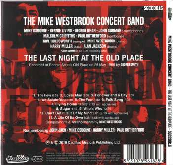 CD The Mike Westbrook Concert Band: The Last Night At The Old Place 