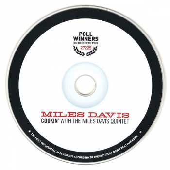 CD The Miles Davis Quintet: Cookin' With The Miles Davis Quintet