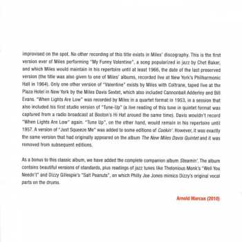 CD The Miles Davis Quintet: Cookin' With The Miles Davis Quintet