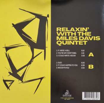 LP The Miles Davis Quintet: Relaxin' With CLR