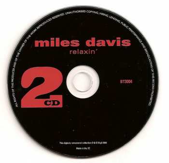 3CD/Zestaw pudełkowy The Miles Davis Quintet: Workin, Relaxin', Steamin'