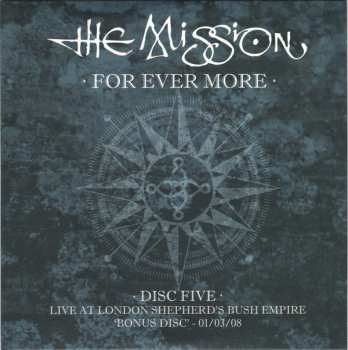 5CD/Zestaw pudełkowy The Mission: For Ever More - Live at London Shepherd's Bush Empire 27/02/08-01/03/08