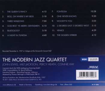 CD The Modern Jazz Quartet: 1957 Cologne, Gürzenich Concert Hall
