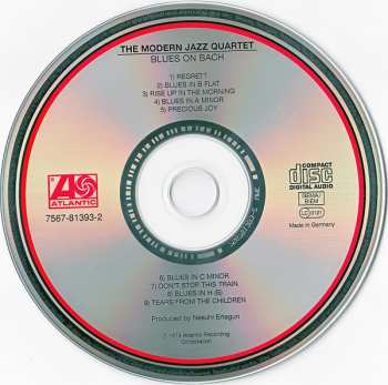 CD The Modern Jazz Quartet: Blues On Bach