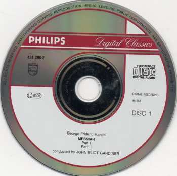 2CD/Zestaw pudełkowy John Eliot Gardiner: Messiah / Der Messias / Le Messie