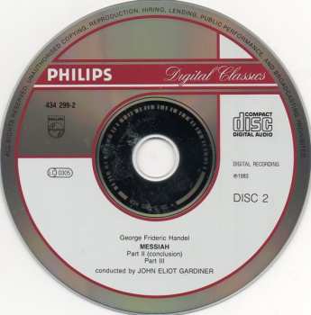 2CD/Zestaw pudełkowy John Eliot Gardiner: Messiah / Der Messias / Le Messie