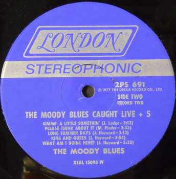 2LP The Moody Blues: Caught Live +5
