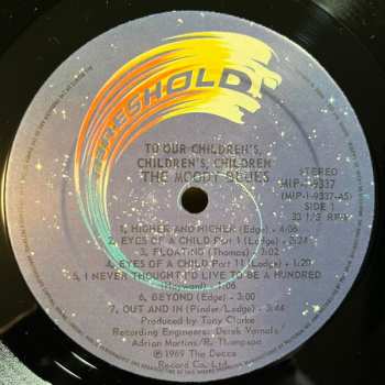 LP The Moody Blues: To Our Children's Children's Children