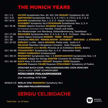 49CD/Zestaw pudełkowy Sergiu Celibidache: The Munich Years