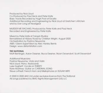 CD The National: Sad Songs For Dirty Lovers