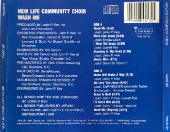 CD The New Life Community Choir: Wash Me