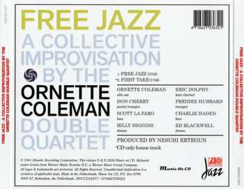 CD The Ornette Coleman Double Quartet: Free Jazz
