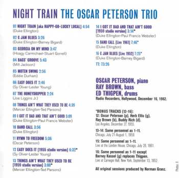CD The Oscar Peterson Trio: Night Train