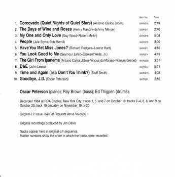 CD The Oscar Peterson Trio: We Get Requests