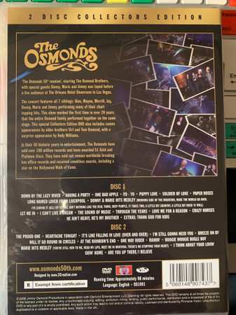 2DVD The Osmonds: 50th Anniversary -  Reunited Live In Las Vegas 2 Disc Collectors Edition