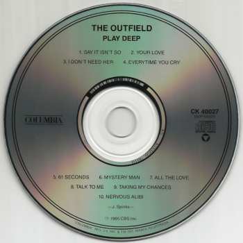 CD The Outfield: Play Deep