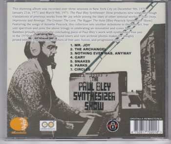 CD The Paul Bley Synthesizer Show: The Paul Bley Synthesizer Show