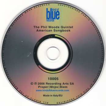 CD The Phil Woods Quintet: American Songbook
