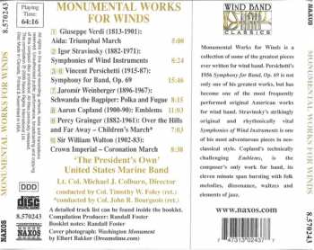 CD U.S. Marine Band: Monumental Works For Winds