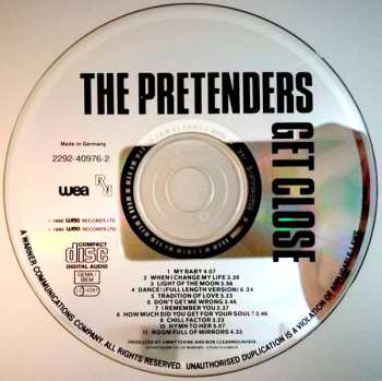 CD The Pretenders: Get Close