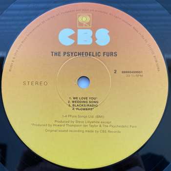 LP The Psychedelic Furs: The Psychedelic Furs