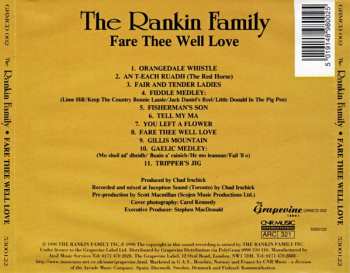 CD The Rankin Family: Fare Thee Well Love