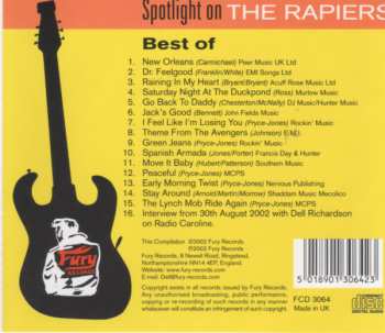 CD The Rapiers: Spotlight On The Rapiers - Best Of