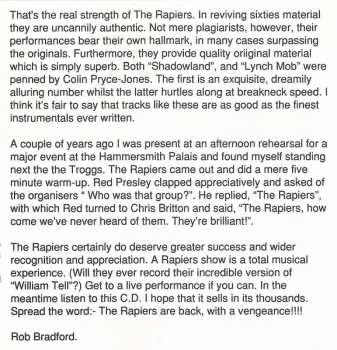 CD The Rapiers: The Return Of The Rapiers