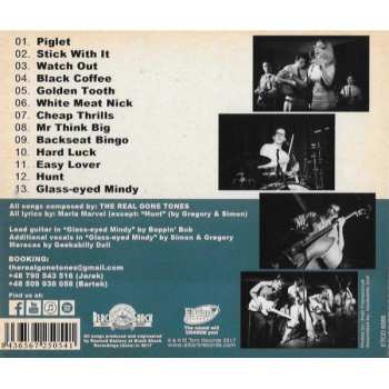CD The Real Gone Tones: Backseat Bingo