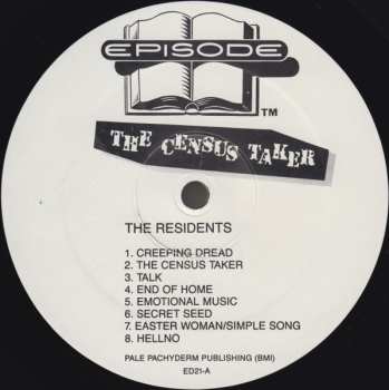 LP The Residents: The Census Taker (Original Motion Picture Soundtrack)