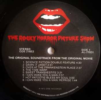 LP "The Rocky Horror Picture Show" Original Cast: The Rocky Horror Picture Show - Original Sound Track