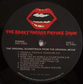LP "The Rocky Horror Picture Show" Original Cast: The Rocky Horror Picture Show - Original Sound Track