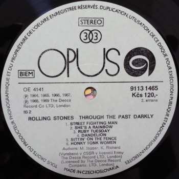 LP The Rolling Stones: Through The Past Darkly