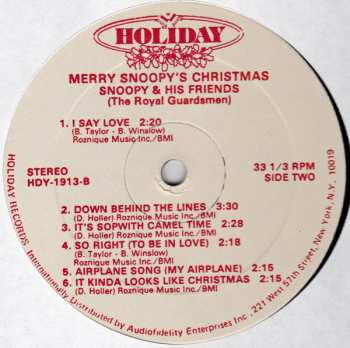 CD The Royal Guardsmen: Merry Snoopy's Christmas