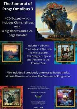 4CD/Zestaw pudełkowy The Samurai Of Prog: Omnibus – 3