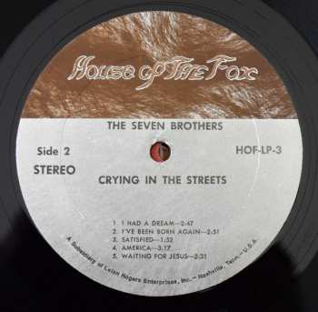LP The Seven Brothers: Crying In The Streets CLR
