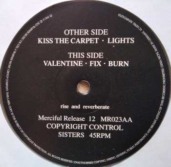 LP The Sisters Of Mercy: The Reptile House E.P. CLR