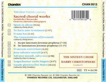 CD The Sixteen: Sacred Choral Works - Spem in Alium 