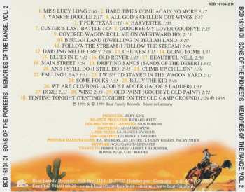 4CD/Zestaw pudełkowy The Sons Of The Pioneers: Memories Of The Range