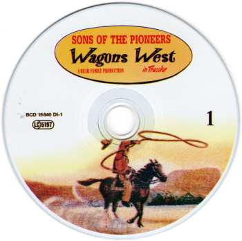 4CD/Zestaw pudełkowy The Sons Of The Pioneers: Wagons West