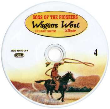 4CD/Zestaw pudełkowy The Sons Of The Pioneers: Wagons West