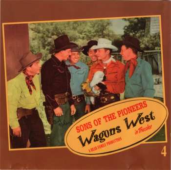 4CD/Zestaw pudełkowy The Sons Of The Pioneers: Wagons West