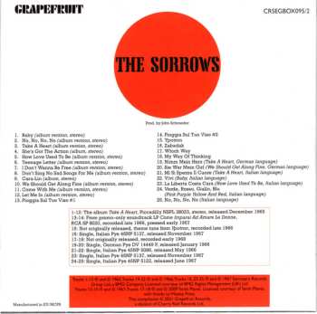 4CD/Zestaw pudełkowy The Sorrows: Pink Purple Yellow And Red The Complete Sorrows