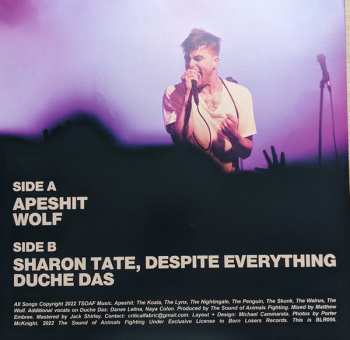 LP The Sound Of Animals Fighting: Apeshit CLR