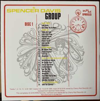 3CD/Zestaw pudełkowy The Spencer Davis Group: Taking Out Time: (Complete Recordings 1967-1969)