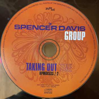 3CD/Zestaw pudełkowy The Spencer Davis Group: Taking Out Time: (Complete Recordings 1967-1969)