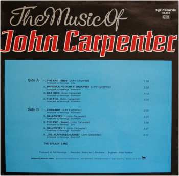 LP The Splash Band: The Music Of John Carpenter CLR