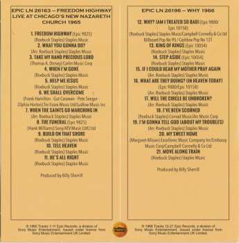 3CD/Zestaw pudełkowy The Staple Singers: For What It's Worth (The Complete Epic Recordings 1964-1968)