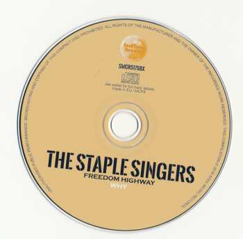 3CD/Zestaw pudełkowy The Staple Singers: For What It's Worth (The Complete Epic Recordings 1964-1968)
